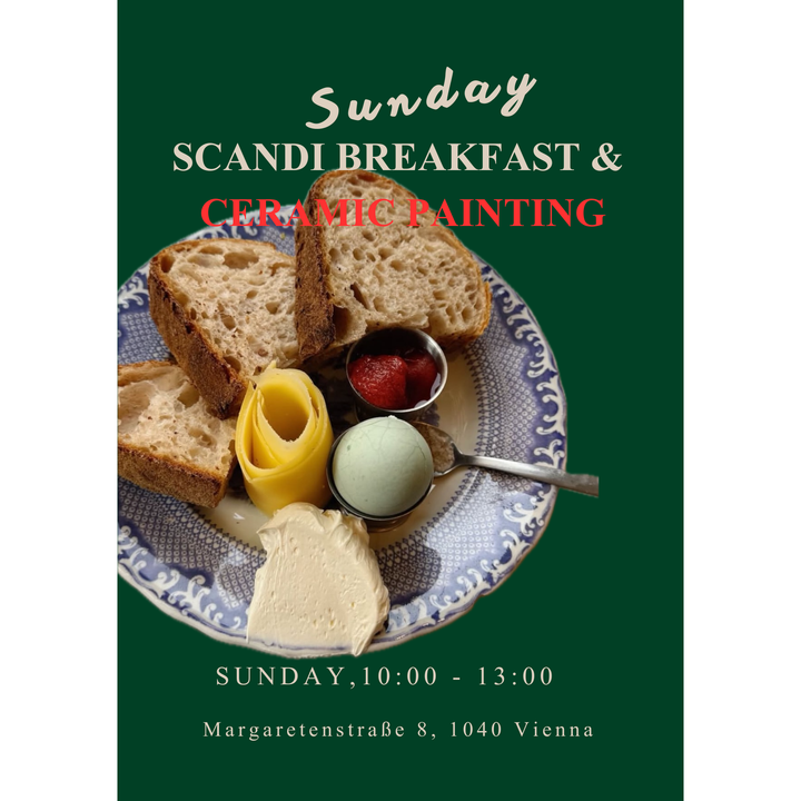 Sunday Scandi Breakfast & Ceramic Painting