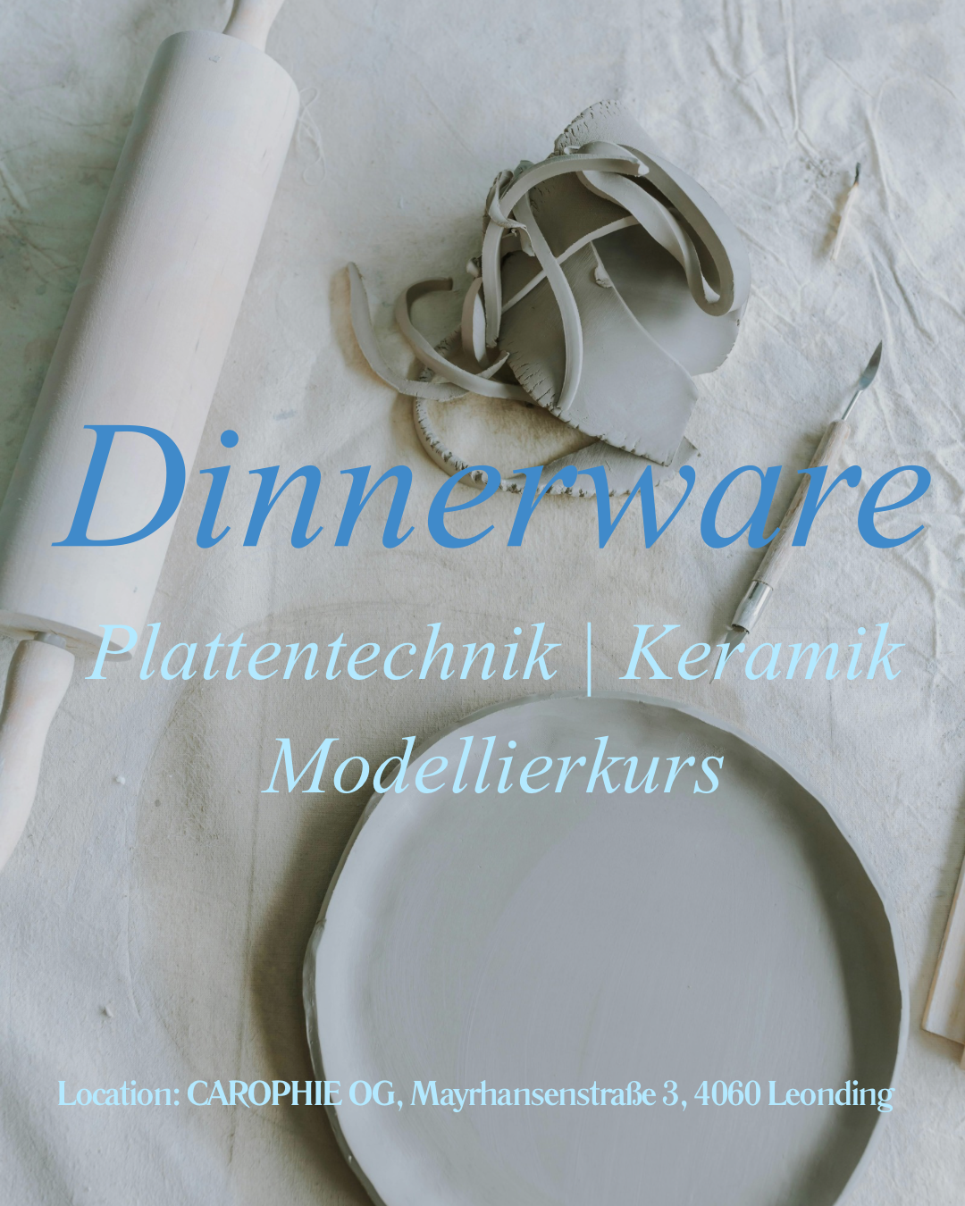 CAROPHIE Dinnerware | Plattentechnik - Keramik Modellierkurs
