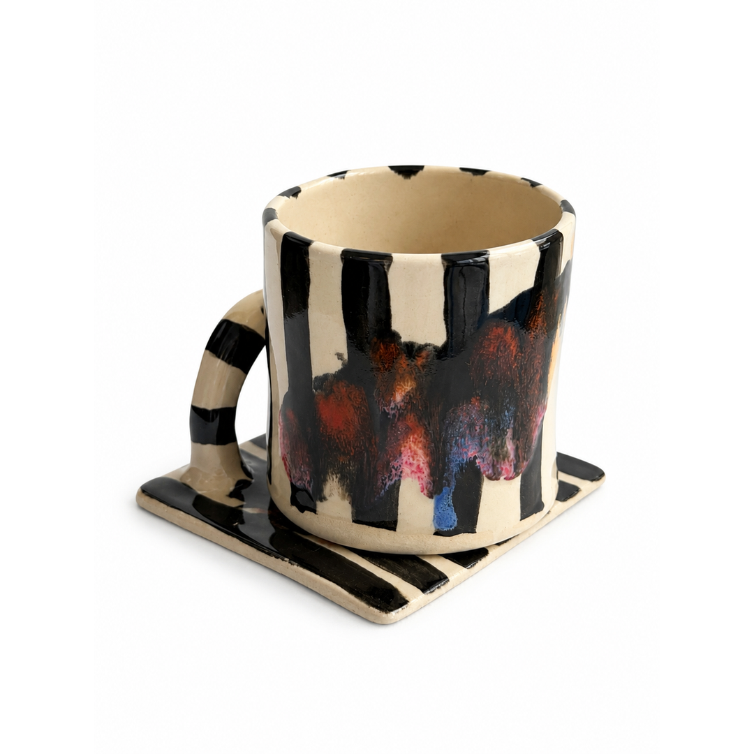 MR STRIPY - Schlitten mug set