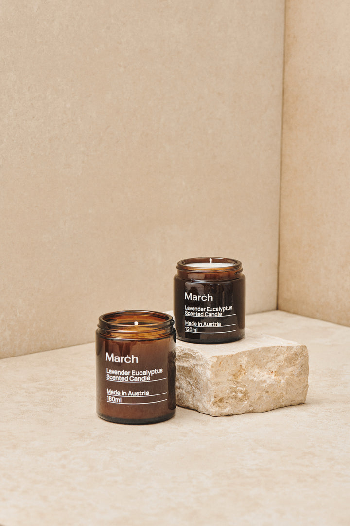 Lavender Eucalyptus Scented Candle 120ml