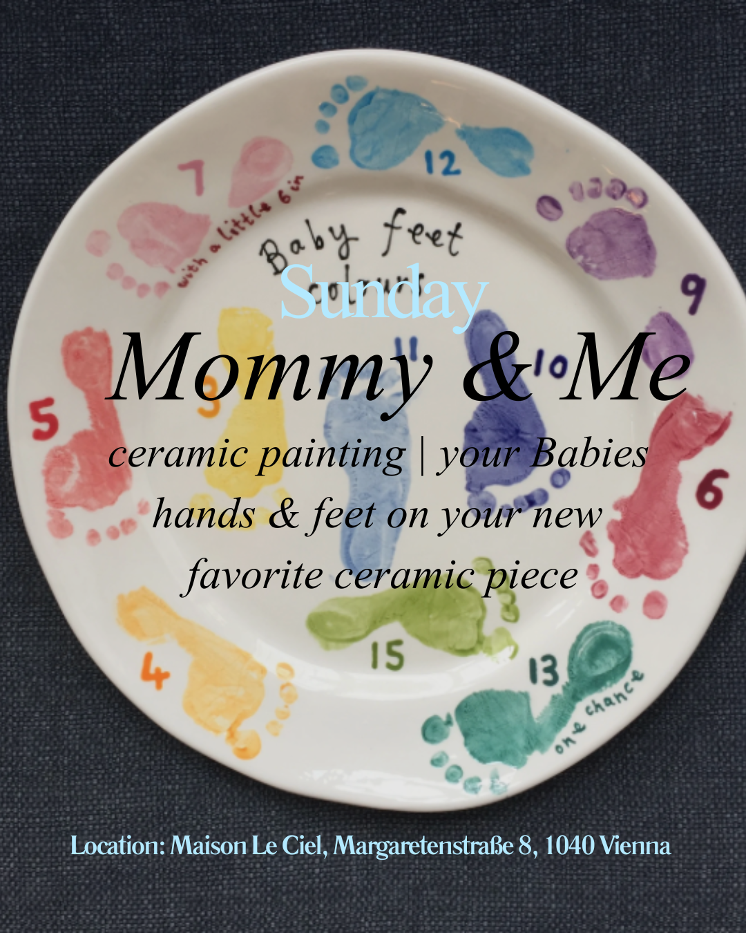 VIENNA | Mommy & Me Ceramic Painting Class