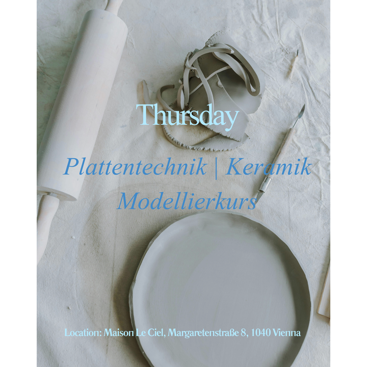 VIENNA | Plattentechnik - Keramik Modellierkurs