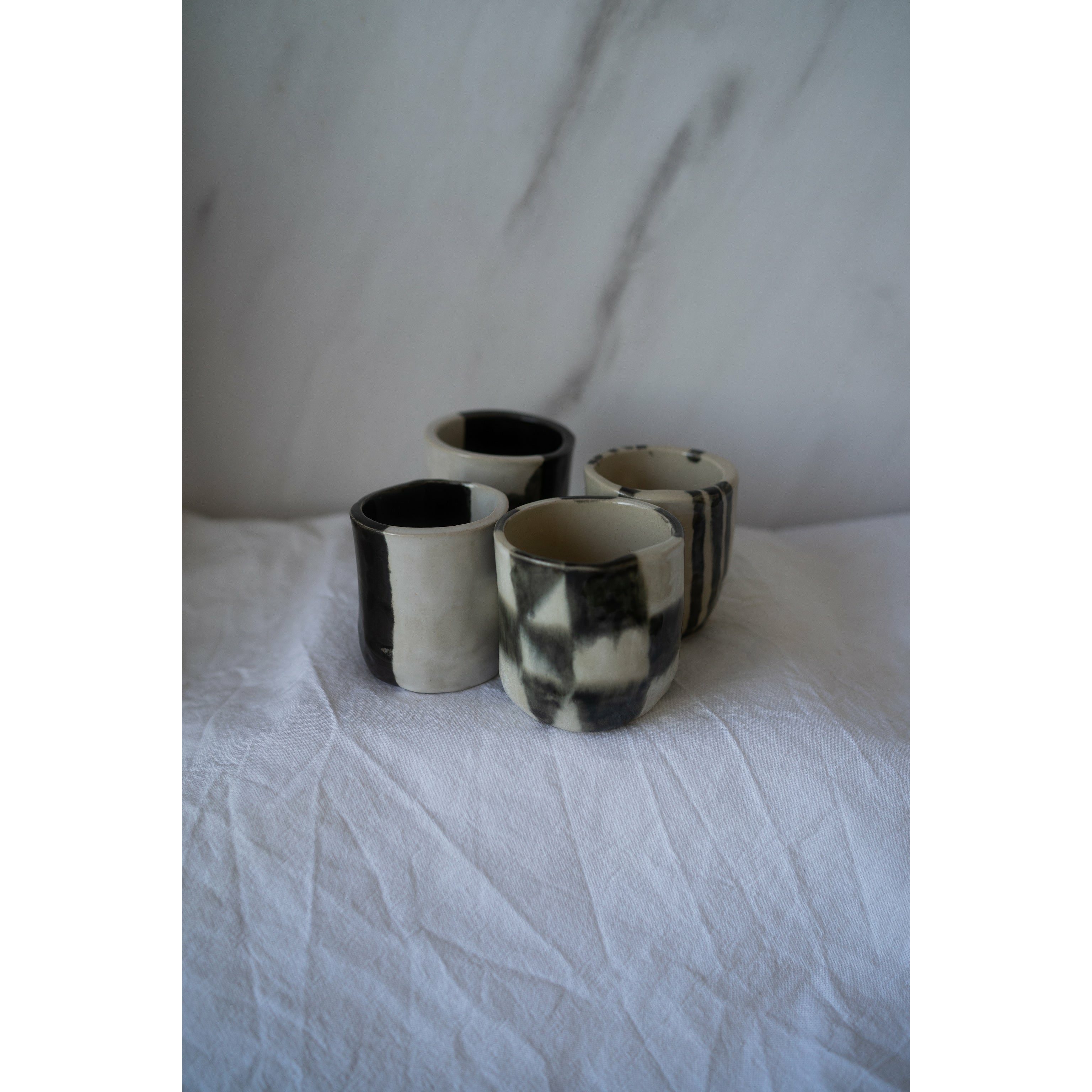 "Mr. Stripy"- coffee/matcha mug without handle
